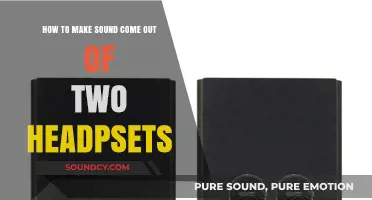 Dual Audio Setup: How to Make Sound Play Through Two Headsets