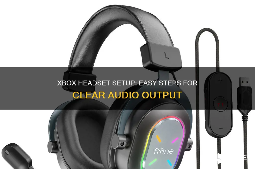 how to make sound come through headset on xbox
