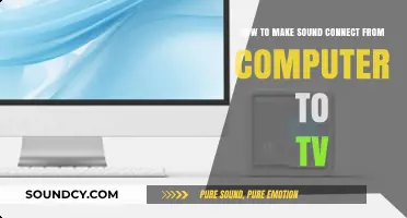 Connect Computer Audio to TV: Simple Steps for Clear Sound
