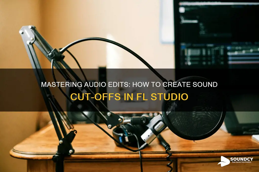 how to make sound cut off in fl studio