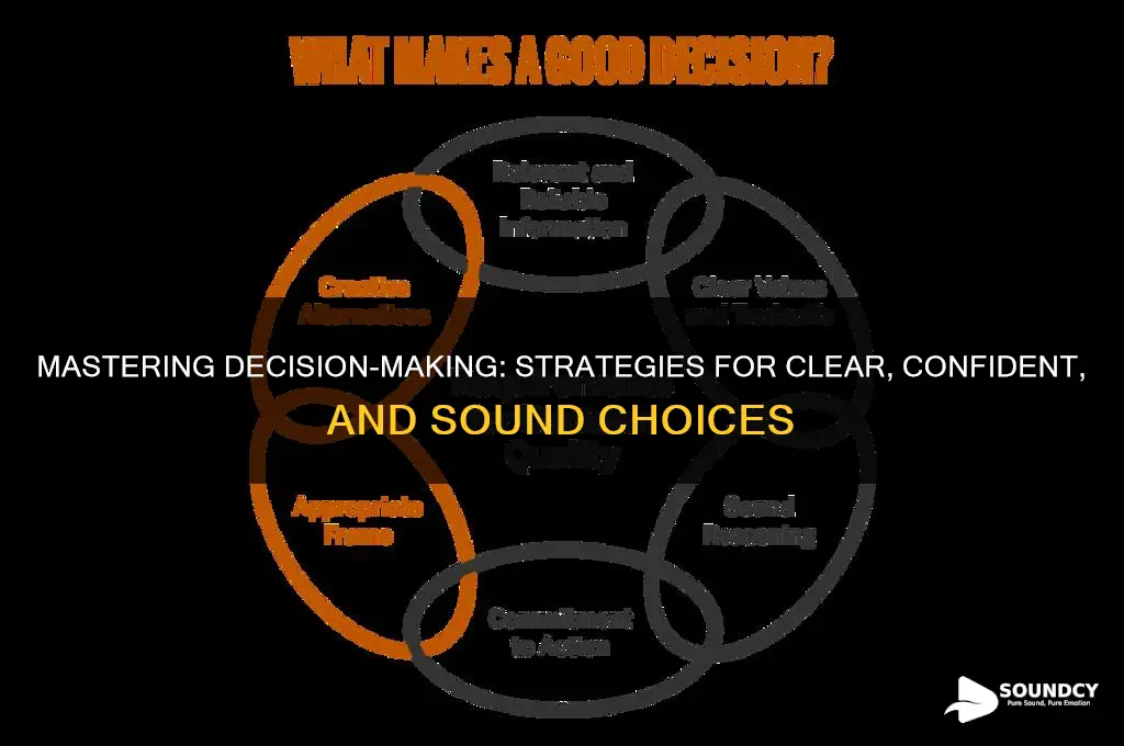 how to make sound decisions