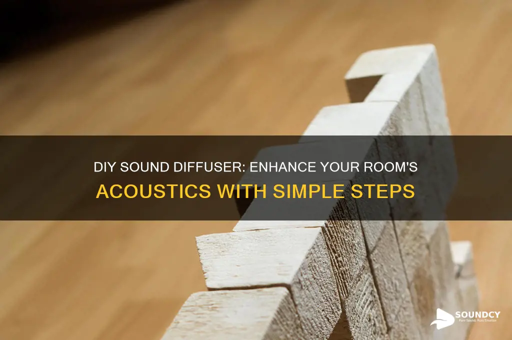 how to make sound diffuser