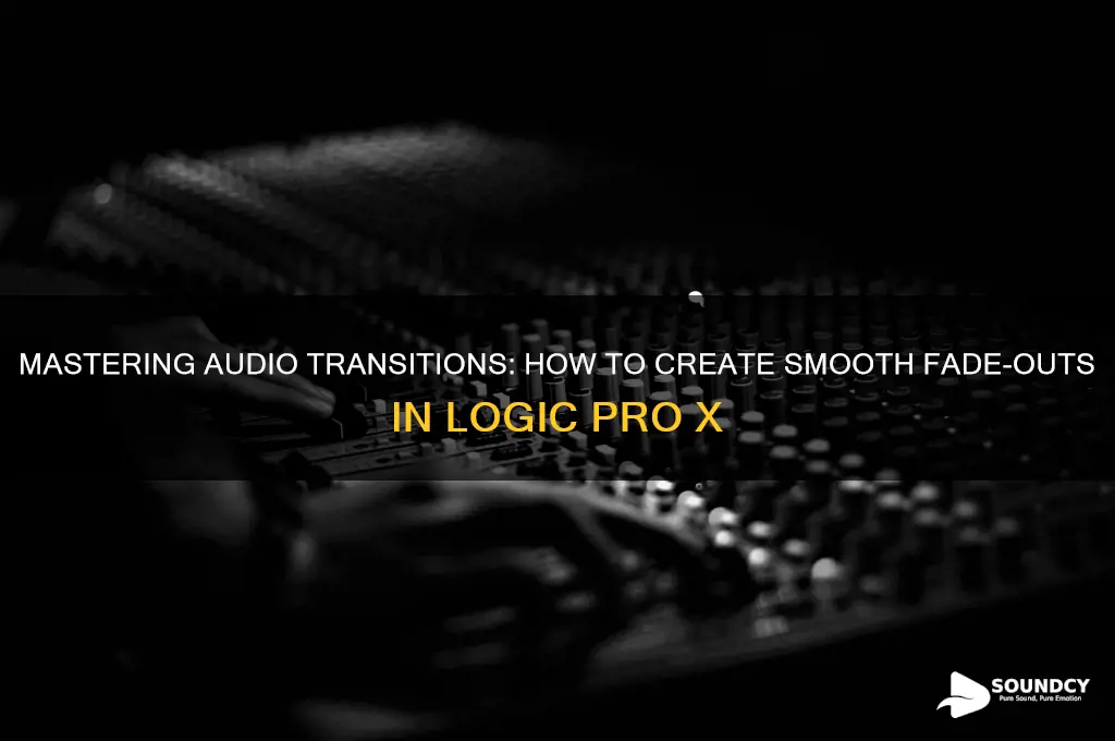 how to make sound fade out logic pro x