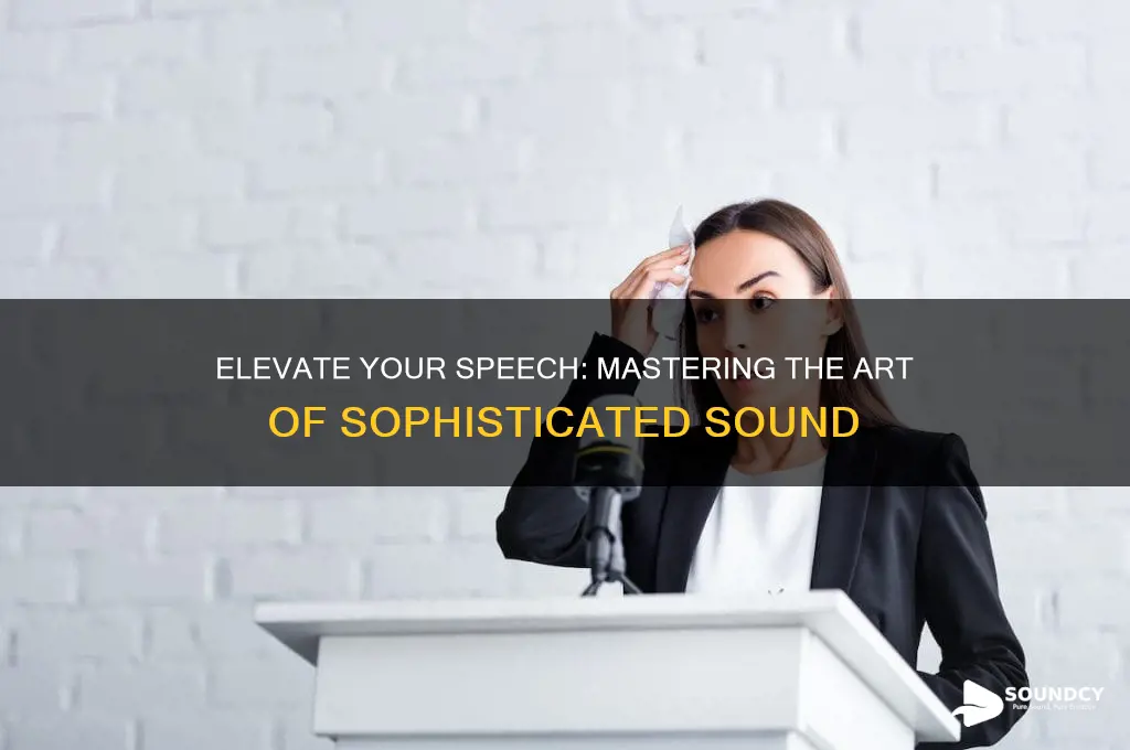 how to make sound fancyh