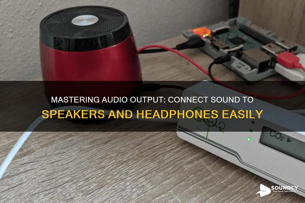 how to make sound go though speakers and headphones