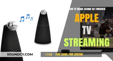 Enhance Your Apple TV Experience: Mastering Sound Streaming Techniques