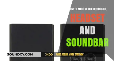 Simultaneously Route Audio: Headset and Soundbar Setup Guide