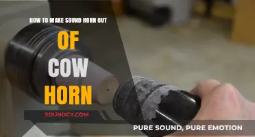 Crafting a Unique Sound Horn from Cow Horn: A DIY Guide