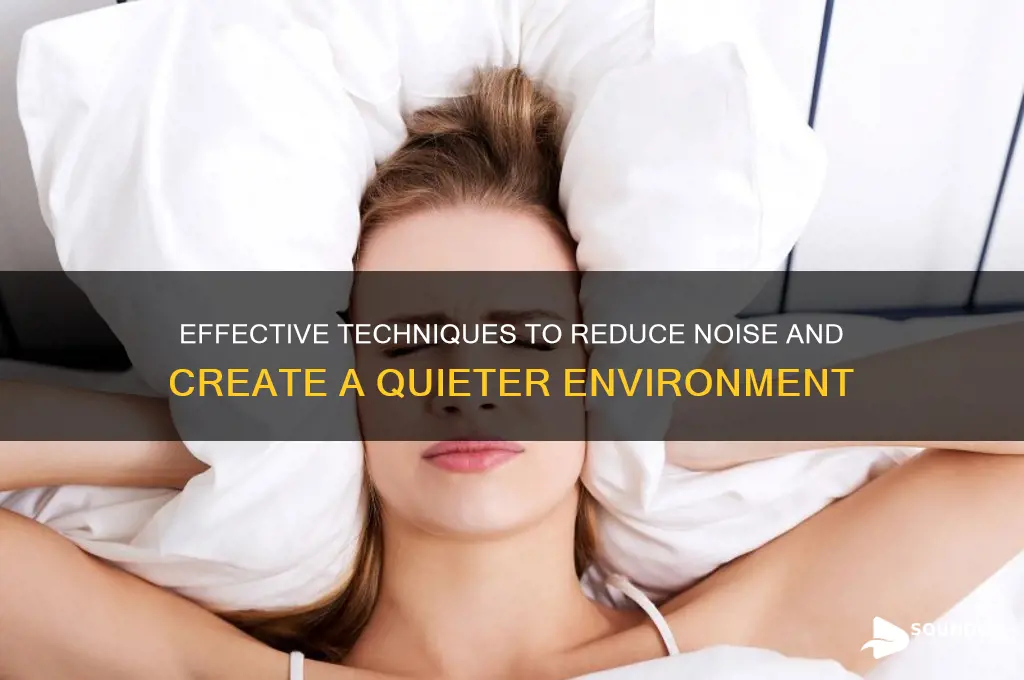 how to make sound quieter
