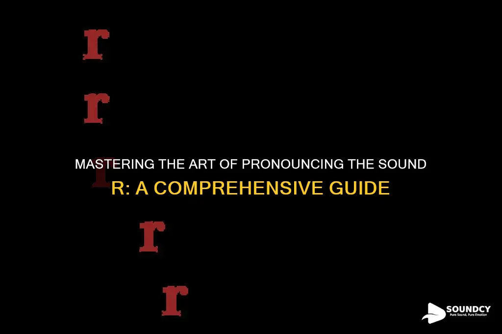 how to make sound r