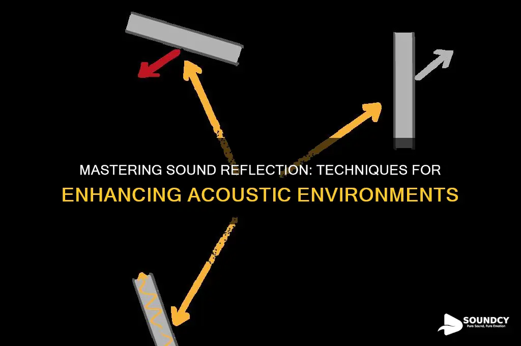 how to make sound reflect