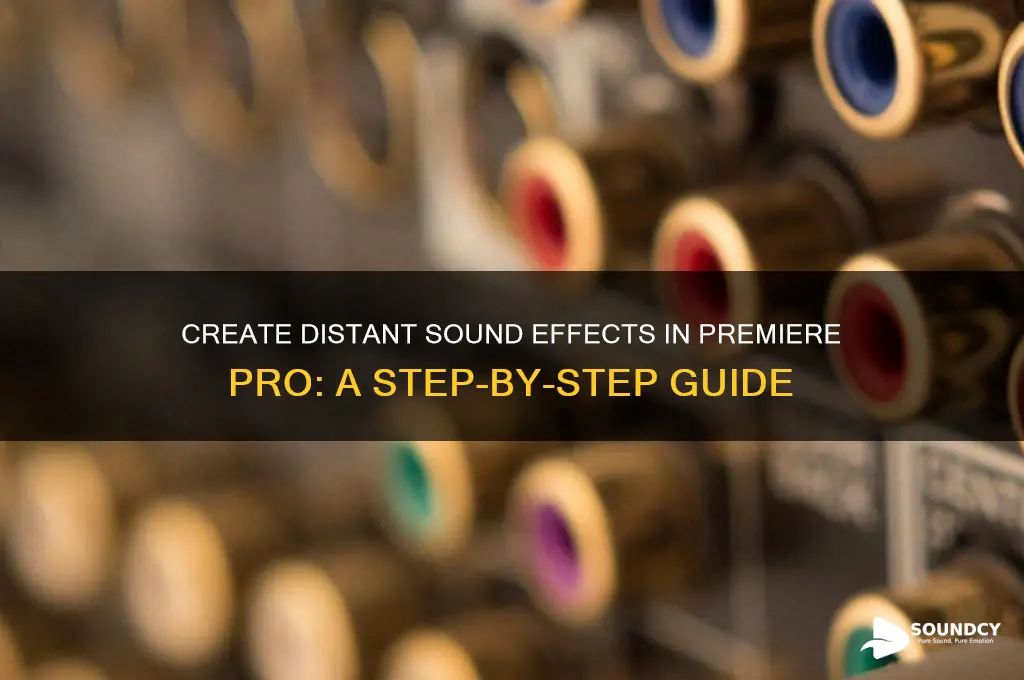 how to make sound seem distant in premiere pro