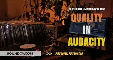 Create Lo-Fi Audio: Audacity Techniques for Low-Quality Sound Effects