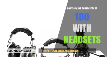 Maximize Headset Audio: Keep Your Sound at 100% Consistently