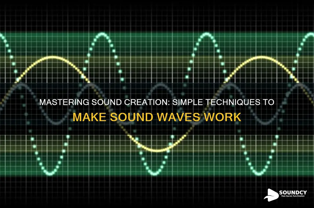 how to make sound w