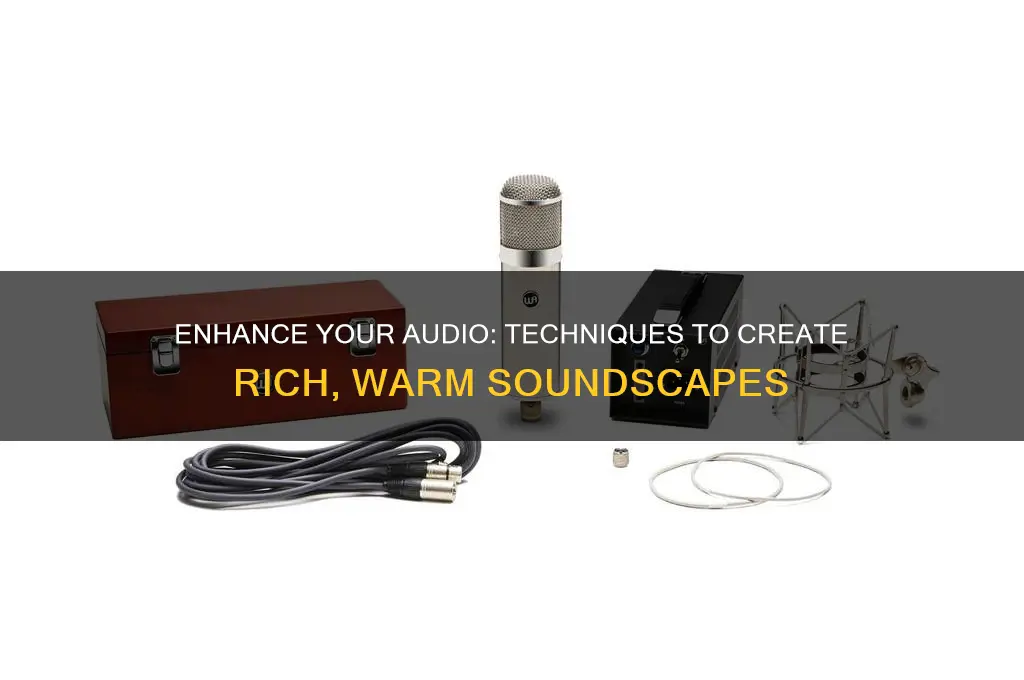 how to make sound warmer