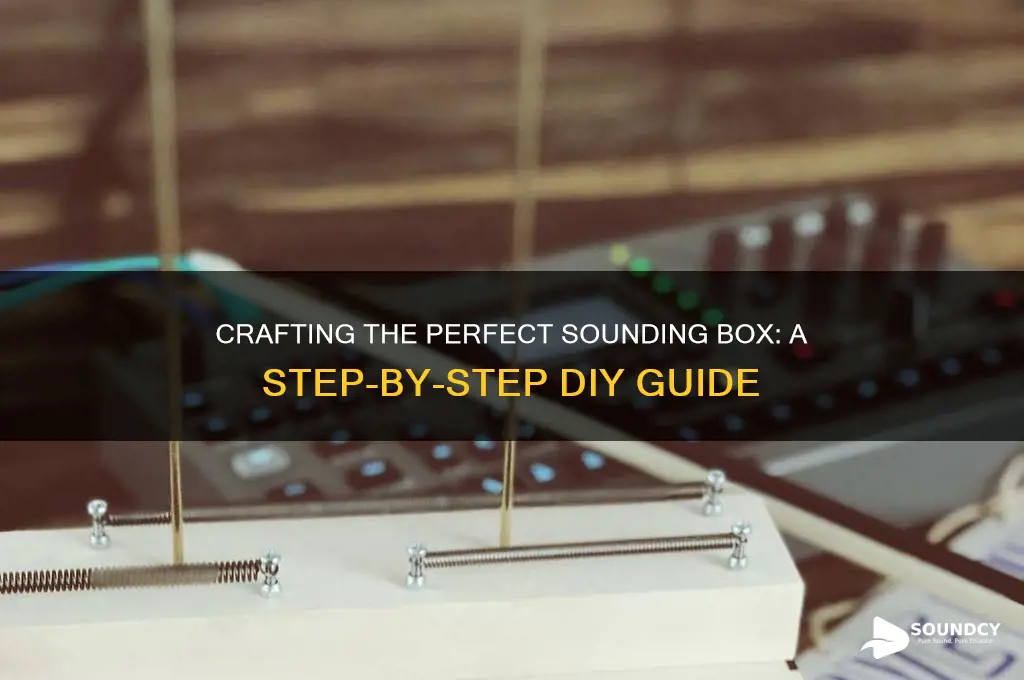 how to make sounding box