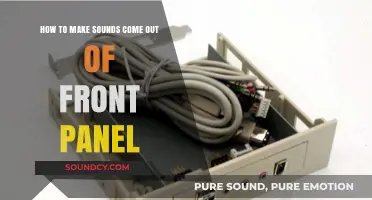 Mastering Audio Output: How to Make Sounds Come Out of Front Panel