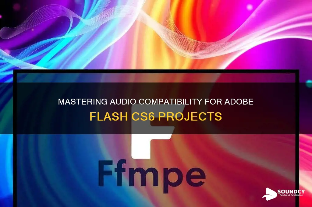 how to make sounds compatible with adobe flash cs6