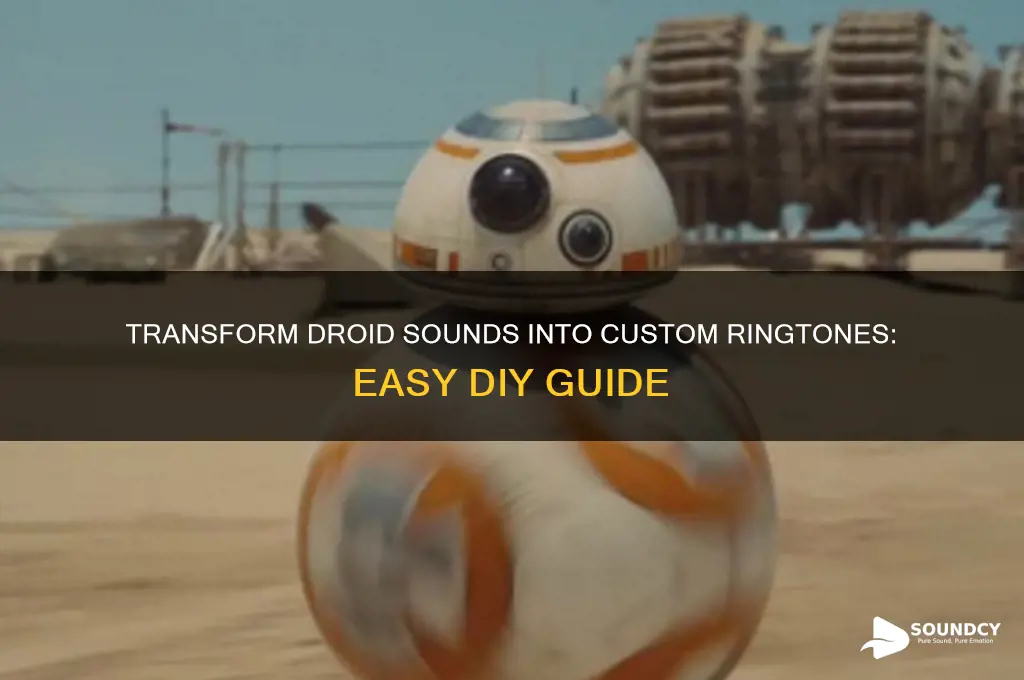 how to make sounds from my droid into ringtones