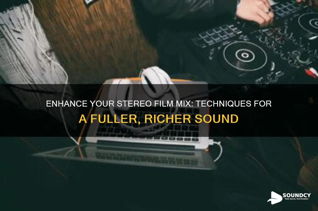 how to make steroe film mix sound more full