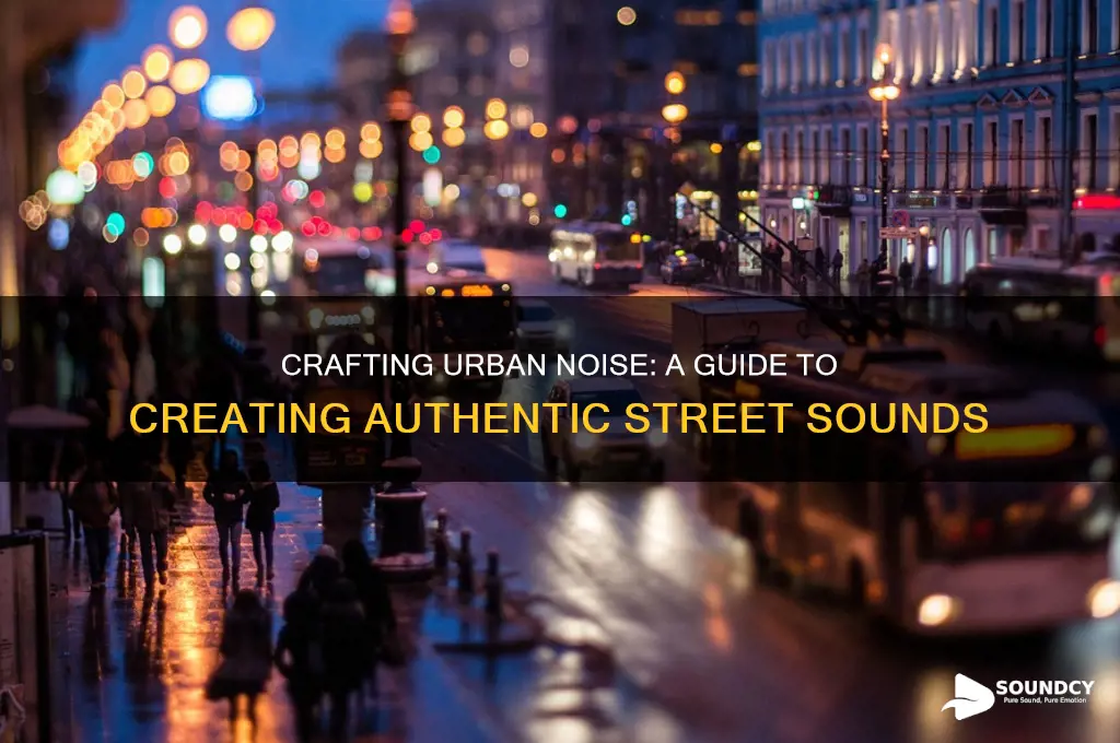 how to make street sound