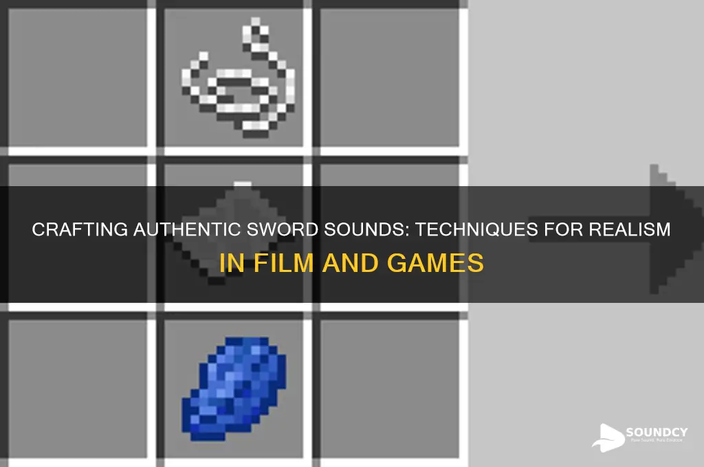 how to make sword sound