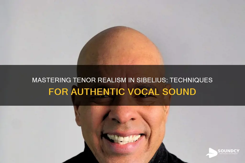 how to make tenors sound like tenors in sibelius