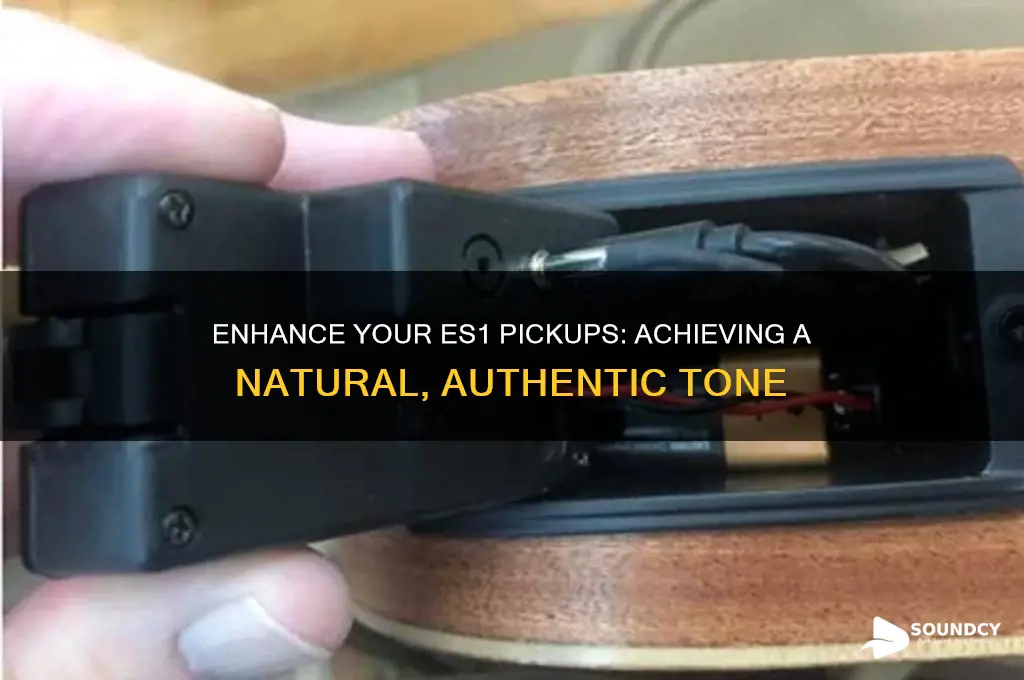how to make the es1 pickups sound more natural
