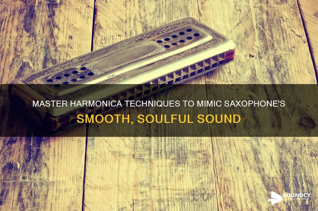 how to make the harmonica sound like a saxophone
