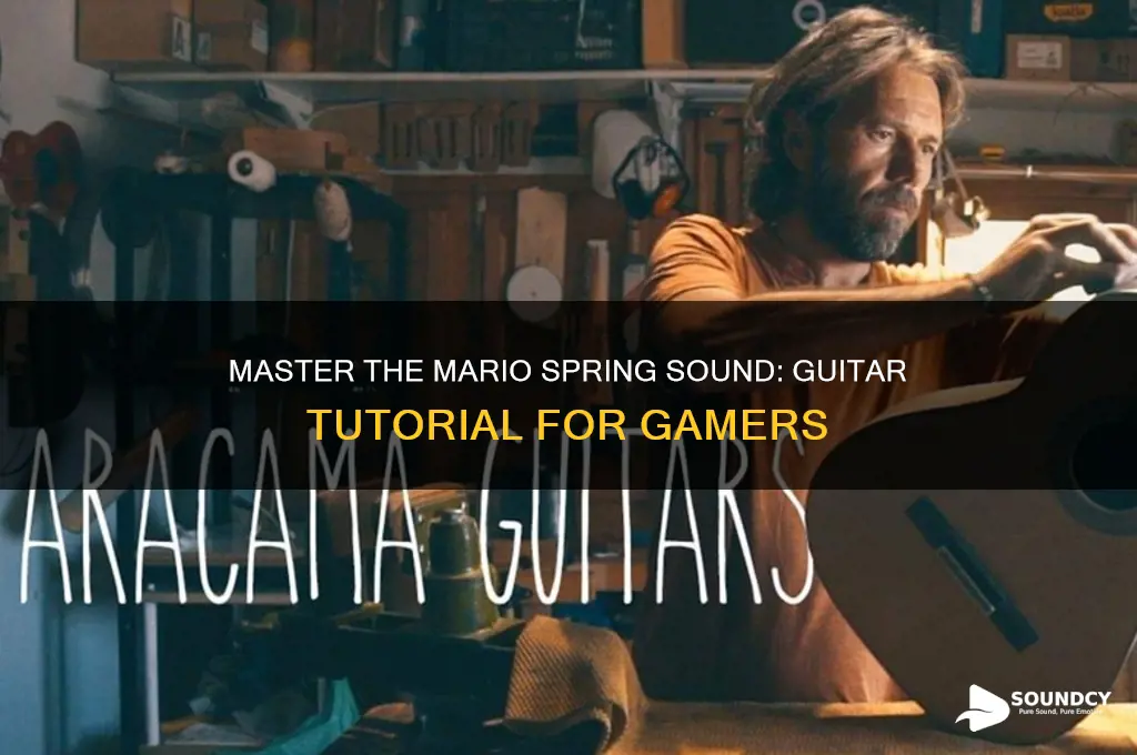 how to make the mario spring sound on guitar