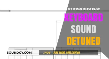 Detune Your PSR-EW300: Creative Techniques for Unique Keyboard Sounds