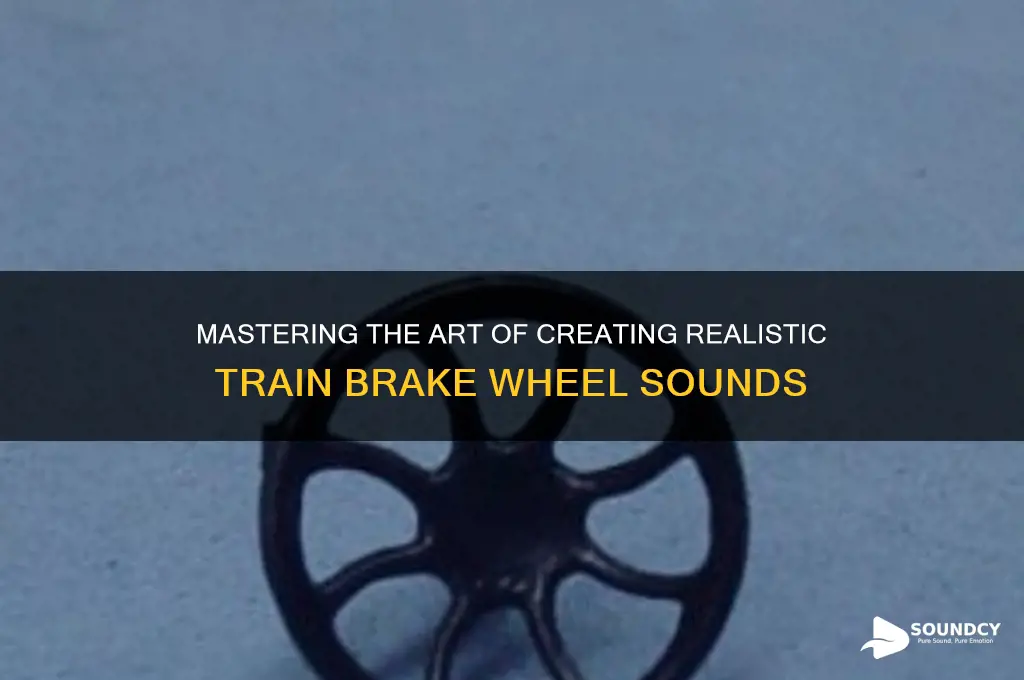 how to make the sound of train brake wheel