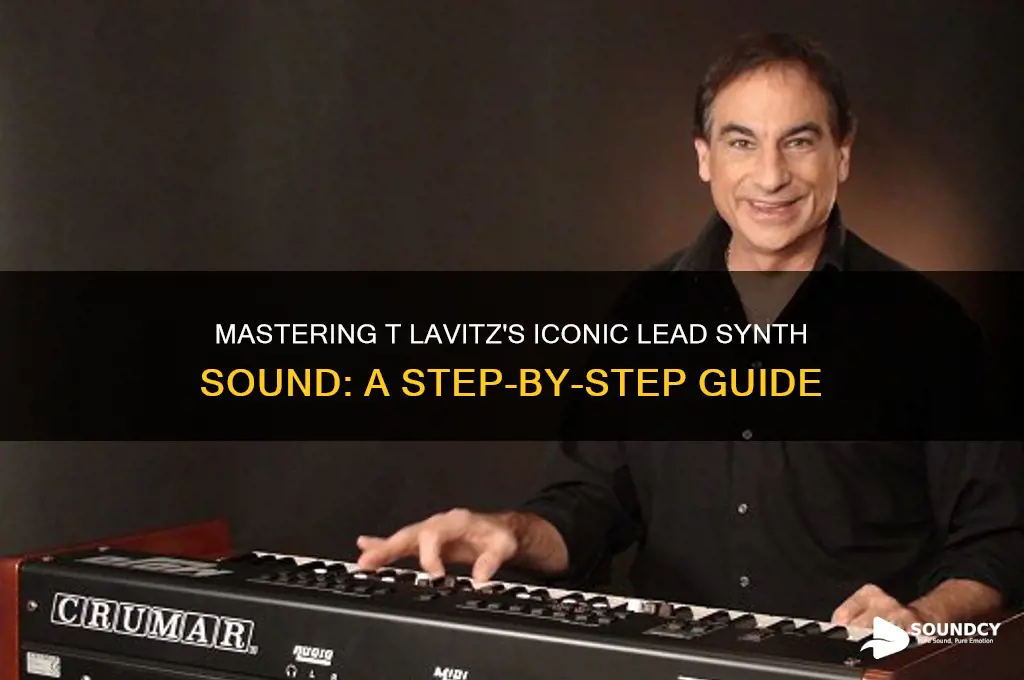 how to make the t lavitz lead synth sound