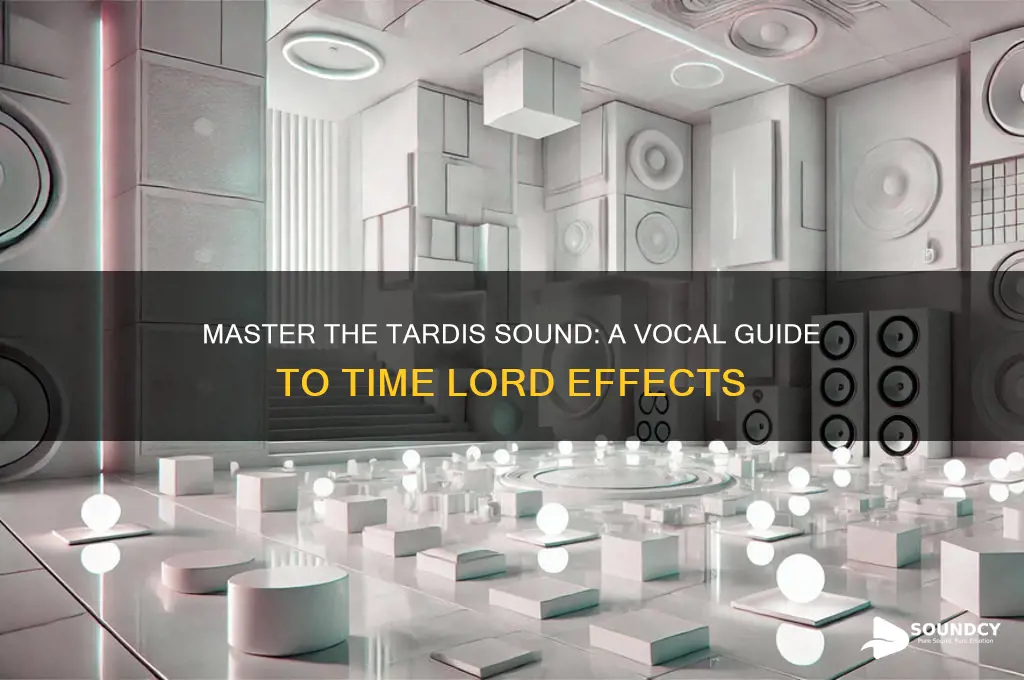 how to make the tardis sound with your mouth