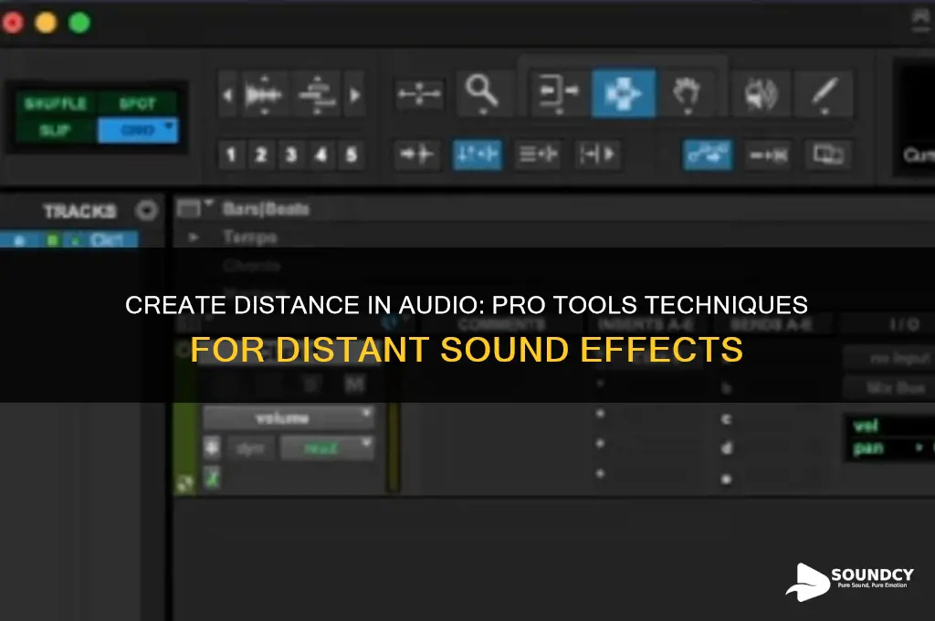 how to make things sound far away pro tools