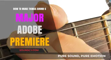 Mastering G Major Audio in Adobe Premiere: A Step-by-Step Guide