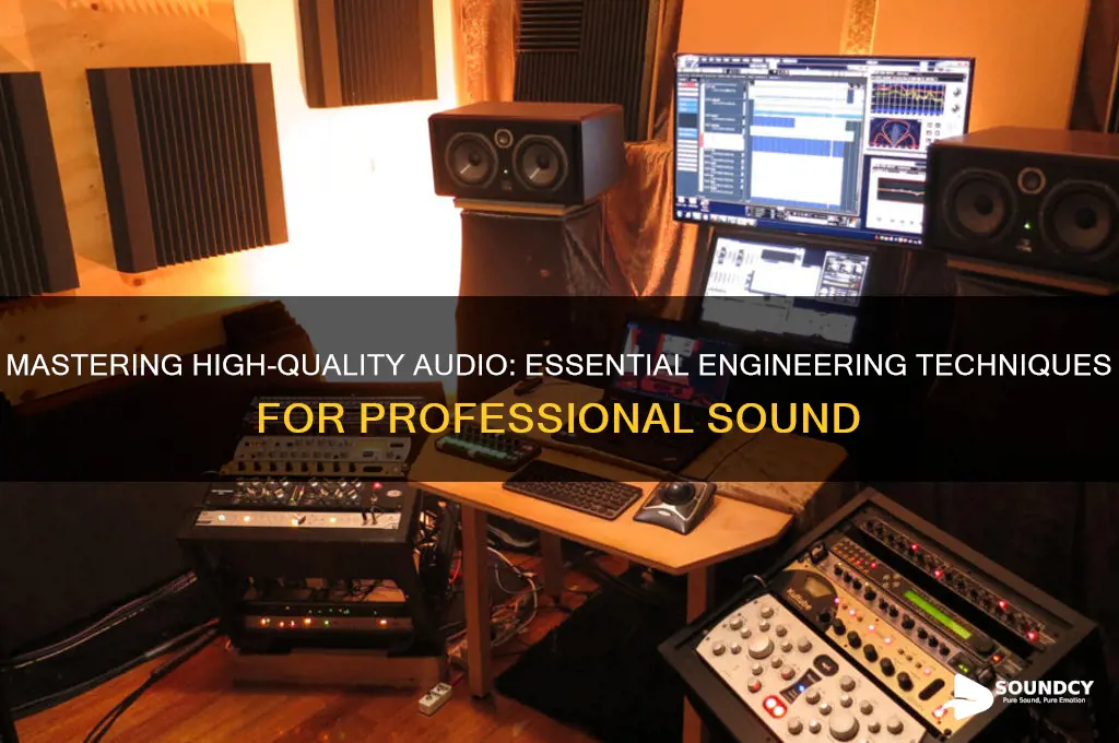 how to make things sound high quality audio engineering