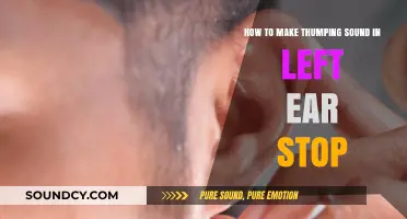 Effective Ways to Stop Thumping Sound in Your Left Ear