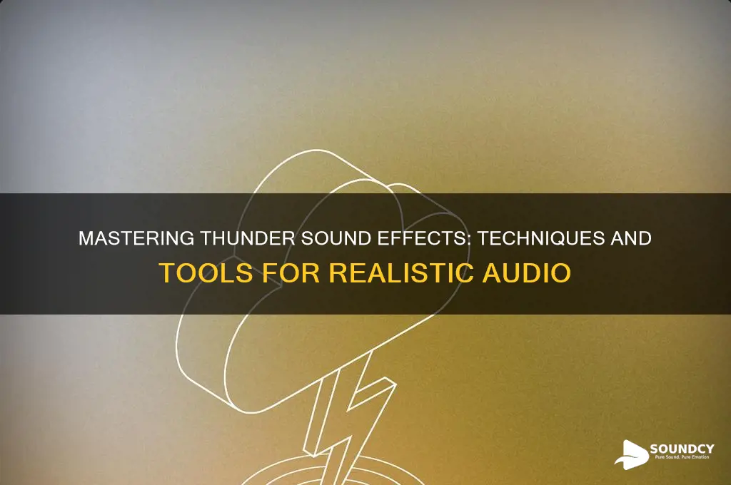 how to make thunder sound