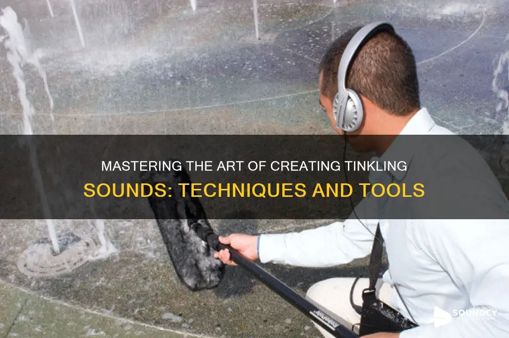 how to make tinkling sound