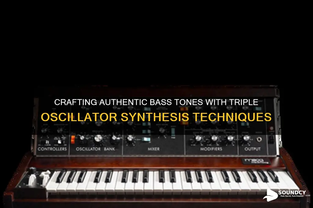 how to make triple oscillator sound like real bass
