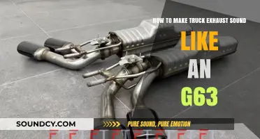 Transform Your Truck Exhaust to Mimic the Iconic G63 Roar