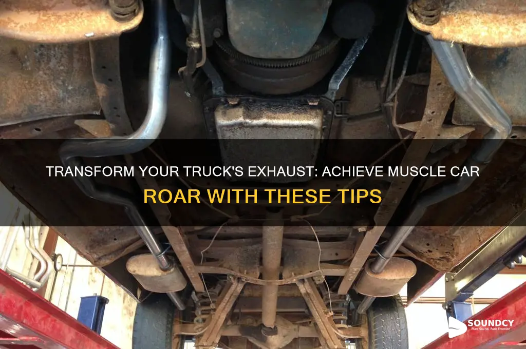 how to make truck sound like a muscle car
