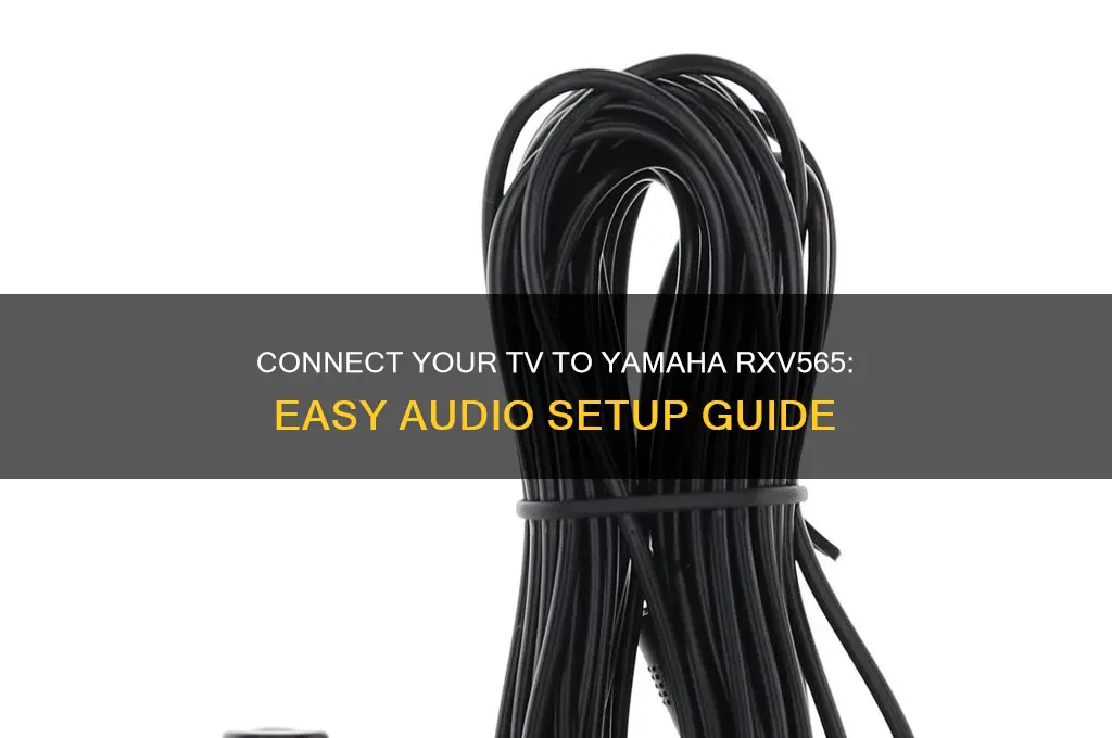 how to make tv output sound to yamaha rxv565