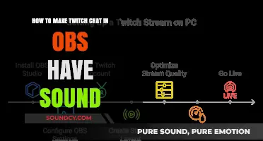 Add Sound to Your Twitch Chat in OBS: A Simple Guide