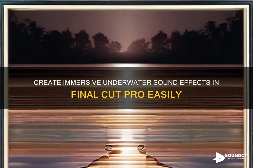 how to make underwater sound on final cut pro