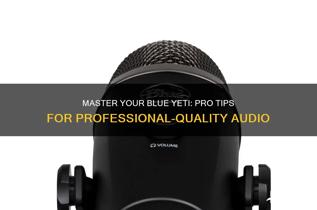 how to make ur blue yeti mic sound proffesiaonal