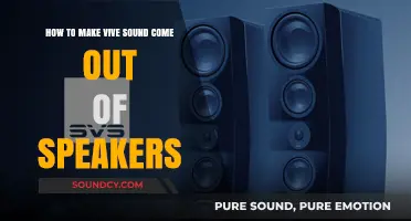 How to Make Vive Sound Play Through External Speakers