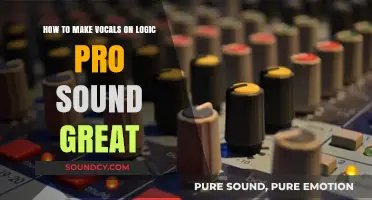 Mastering Vocals in Logic Pro: Tips for Professional Sound Quality